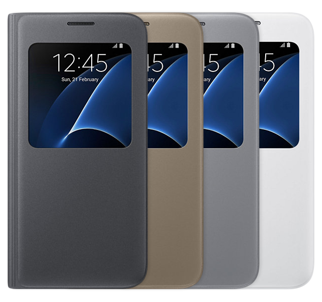 Чехол S View Cover для Samsung Galaxy S7 (G930) EF-CG930PBEGRU - Black: фото 4 из 4