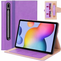 Чохол UniCase Business Style для Samsung Galaxy Tab S7 Plus (T970/975) / S8 Plus (T800/806) - Purple: фото 1 з 20