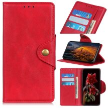 Чохол UniCase Vintage Wallet для Samsung Galaxy S22 - Red: фото 1 з 11
