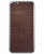 Кожаная наклейка Glueskin для iPhone 6/6s Plus - Brown Croco: фото 1 из 10