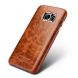 Кожаный чехол-бампер iCarer Glossy Cover для Samsung Galaxy S7 - Brown (115250Z). Фото 5 з 11