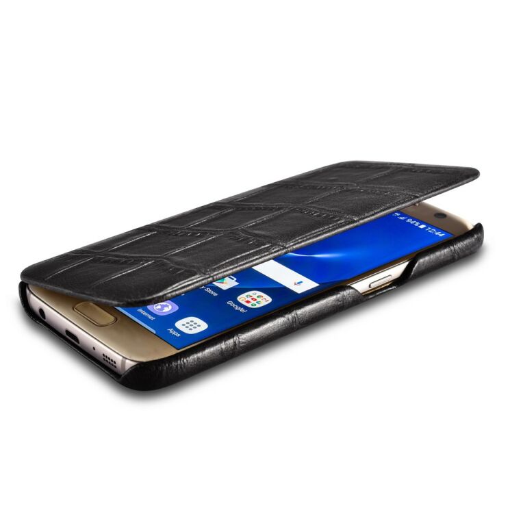 Кожаный чехол ICARER Classic Croco для Samsung Galaxy S7 (G930): фото 8 из 15