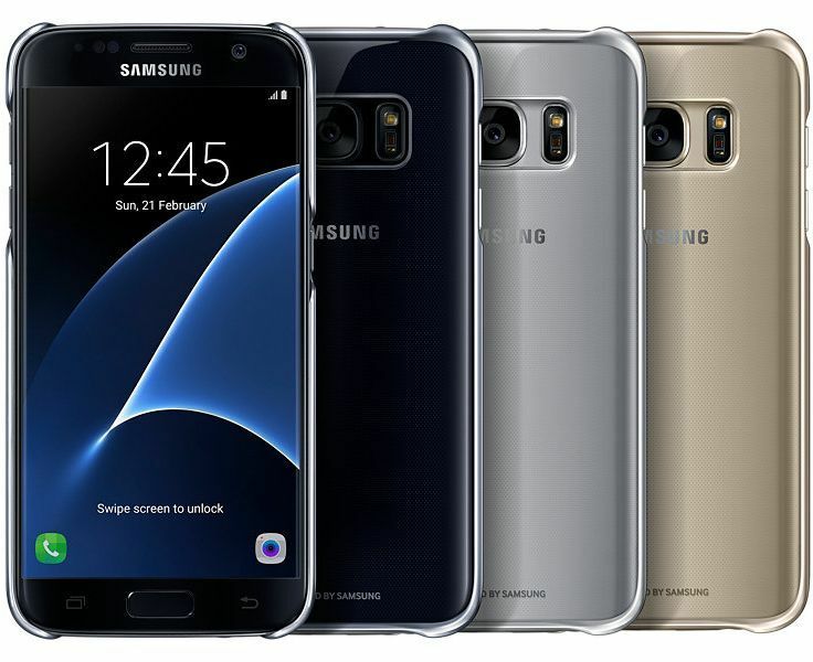 Накладка Clear Cover для Samsung Galaxy S7 (G930) EF-QG930CFEGRU - Gold: фото 6 из 6