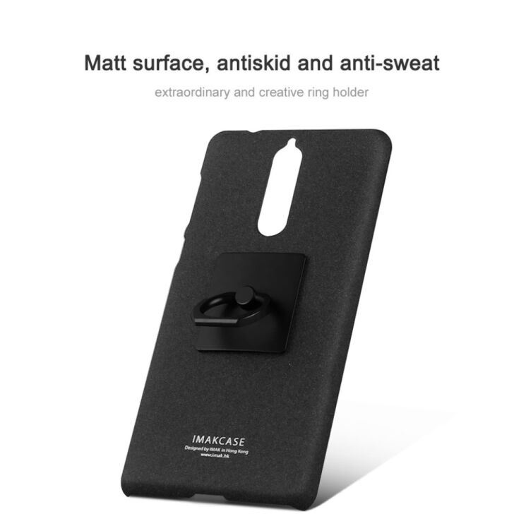 Пластиковый чехол IMAK Cowboy Shell для Nokia 8 - Black: фото 8 из 9