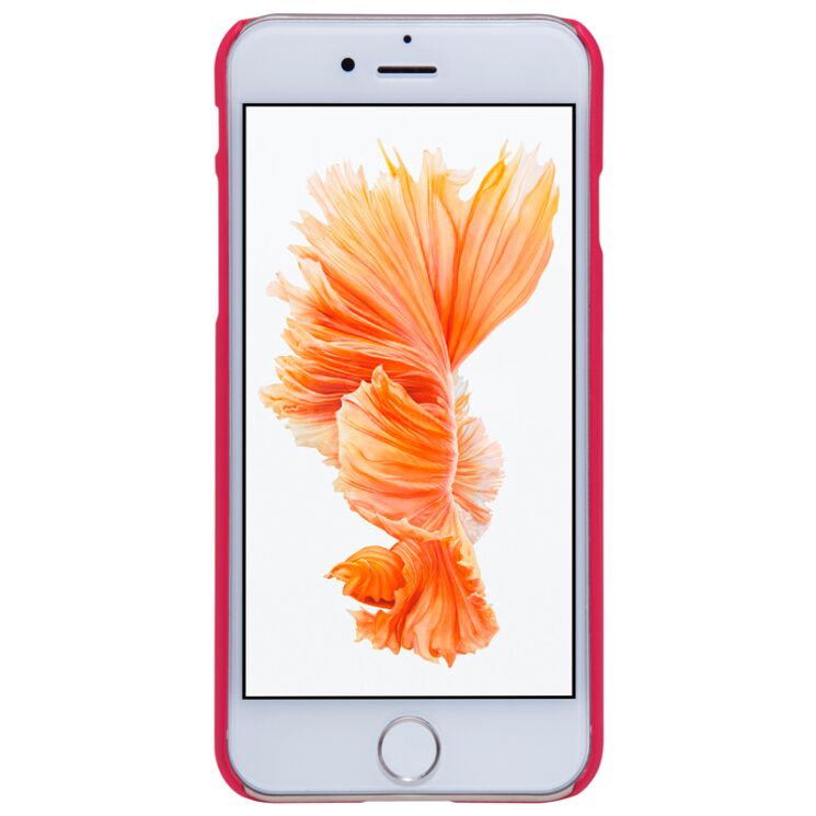 Пластиковый чехол NILLKIN Frosted Shield для iPhone SE 2 / 3 (2020 / 2022) / iPhone 8 / iPhone 7 - Red: фото 6 из 15