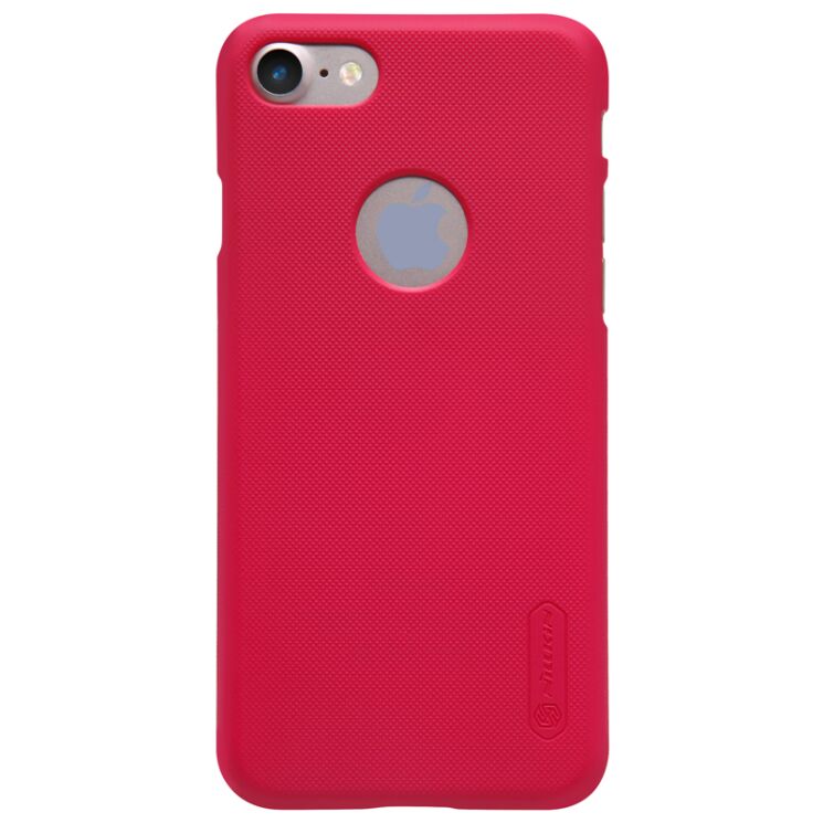 Пластиковый чехол NILLKIN Frosted Shield для iPhone SE 2 / 3 (2020 / 2022) / iPhone 8 / iPhone 7 - Red: фото 5 из 15