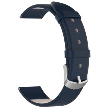 Ремінець Deexe Leather Strap для годинників з шириною кріплення 18 мм - Dark Blue: фото 1 з 5