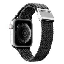 Ремінець DUX DUCIS Braided Nylon Strap для Apple Watch 42 / 44 / SE 44 / 45 / Ultra / Ultra 2 (49mm) - Black: фото 1 з 10