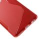 Силиконовый чехол Deexe S Line для Huawei P9 Plus - Red (144307R). Фото 4 из 5