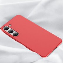 Силиконовый чехол X-LEVEL Matte для Samsung Galaxy S23 (S911) - Red: фото 1 из 6