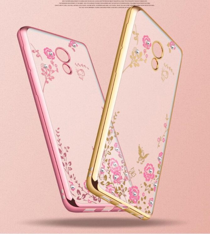 Силиконовый (TPU) чехол Deexe Shiny Cover для Meizu M5 - Gold: фото 3 из 4