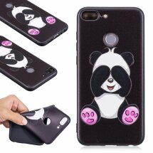 Силіконовий (TPU) чохол UniCase Color Style для Huawei Honor 9 Lite - Cute Panda: фото 1 з 8