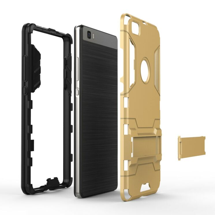 Защитная накладка UniCase Hybrid для Huawei P8 Lite - Gold: фото 4 из 7