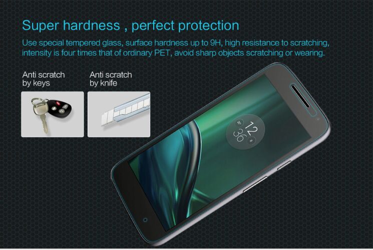 Защитное стекло NILLKIN Amazing H для Motorola Moto G4 Play: фото 3 из 11