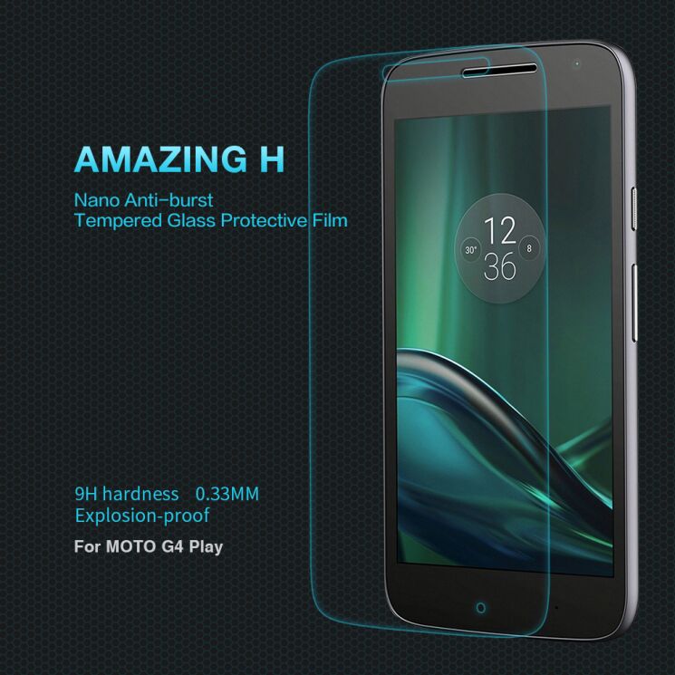 Защитное стекло NILLKIN Amazing H для Motorola Moto G4 Play: фото 1 из 11