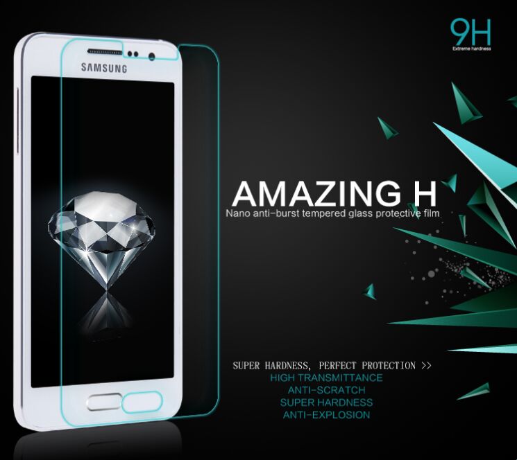 Захисне скло NILLKIN Amazing H для Samsung Galaxy A3 (A300): фото 2 з 10