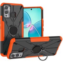 Защитный чехол Deexe Armor Bear для Infinix Hot 12 Play / 12 Play NFC (x6816 / x6816c) - Orange: фото 1 из 10