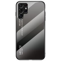 Захисний чохол Deexe Gradient Color для Samsung Galaxy S22 Ultra - Black / Grey: фото 1 з 9