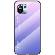 Захисний чохол Deexe Gradient Color для Xiaomi Mi 11 Lite / 11 Lite NE - Pink / Purple: фото 1 з 7