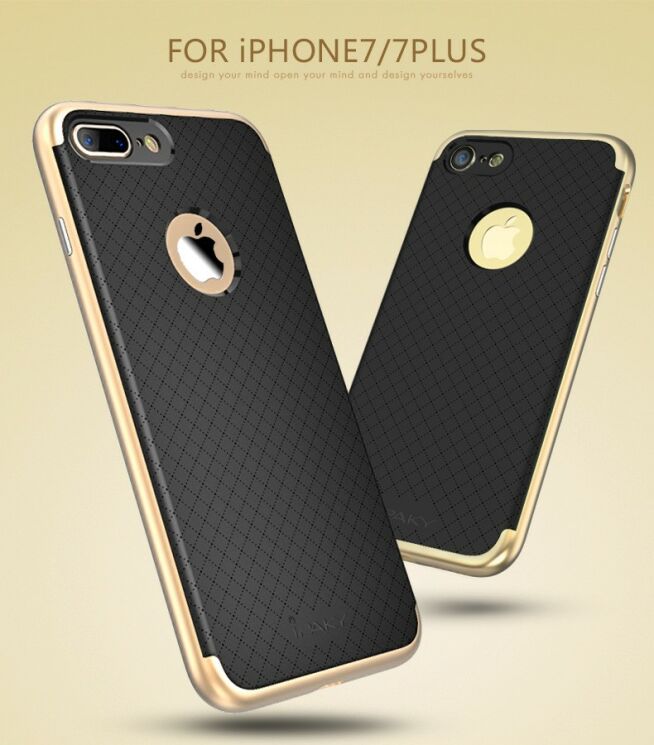 Захисний чохол IPAKY Hybrid для iPhone 7 Plus - Gold: фото 9 з 16