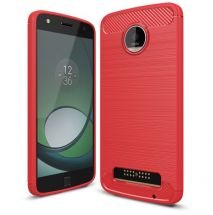 Защитный чехол UniCase Carbon для Motorola Moto Z Play - Red: фото 1 из 10