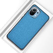 Захисний чохол UniCase Cloth Texture для Xiaomi Mi 11 - Baby Blue: фото 1 з 8