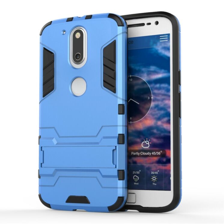 Захисний чохол UniCase Hybrid для Motorola Moto G4/G4 Plus - Blue: фото 1 з 7
