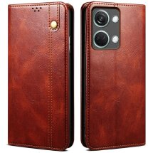 Защитный чехол UniCase Leather Wallet для OnePlus Nord 3 / Ace 2V - Brown: фото 1 из 7