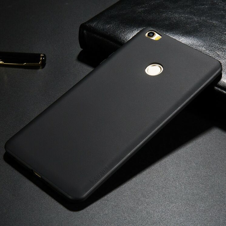 Силиконовый чехол X-LEVEL Matte для Xiaomi Mi Max - Black: фото 2 из 6