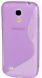 Силиконовая накладка Deexe S Line для Samsung Galaxy S4 mini (i9190) - Purple (S4M-9123V). Фото 1 из 5