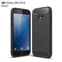 Захисний чохол UniCase Carbon для Samsung Galaxy J2 2018 (J250) - Black: фото 1 з 10