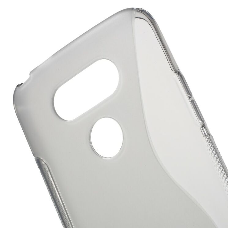 Силиконовый чехол Deexe S Line для LG G5 - Gray: фото 5 из 8