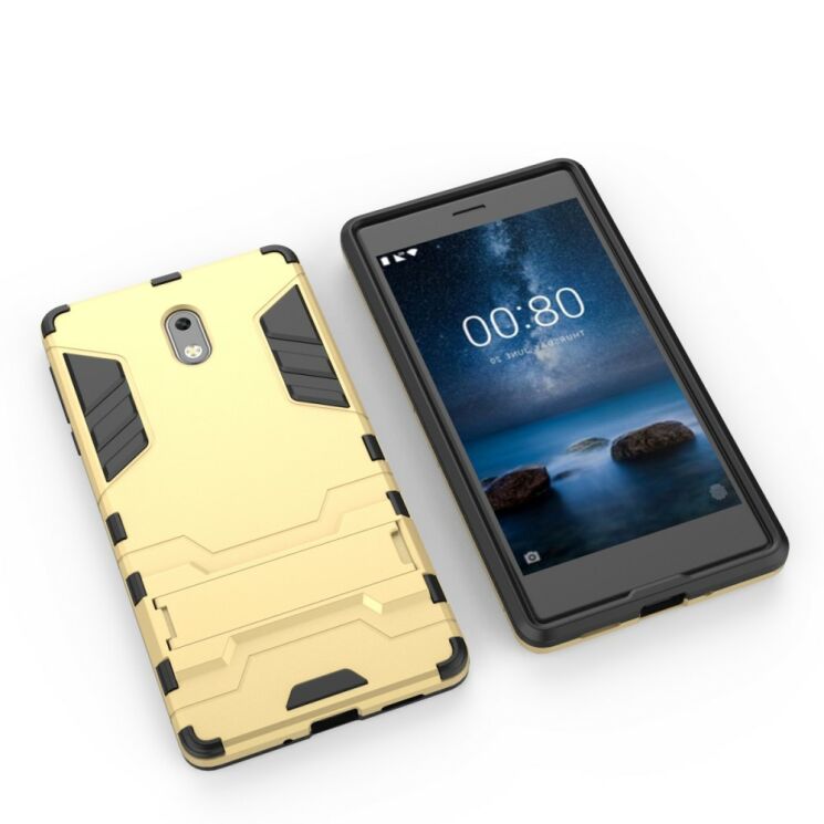Защитный чехол UniCase Hybrid для Nokia 3 - Gold: фото 7 из 8