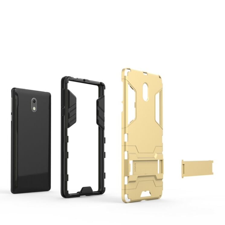 Защитный чехол UniCase Hybrid для Nokia 3 - Gold: фото 6 из 8