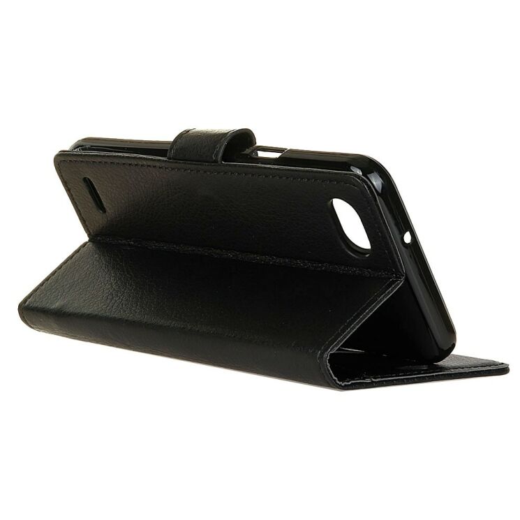 Чохол-книжка Deexe Wallet Style для LG Q6 - Black: фото 4 з 5