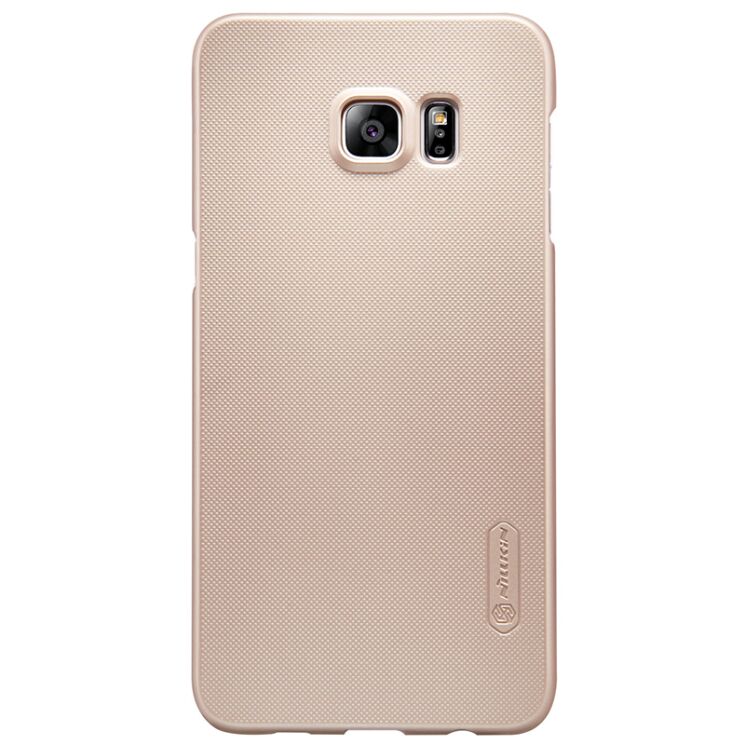 Пластиковая накладка NILLKIN Frosted Shield для Samsung Galaxy S6 edge+ (G928) - Gold: фото 5 з 17