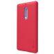 Пластиковый чехол NILLKIN Frosted Shield для Nokia 5 + пленка - Red (142508R). Фото 4 из 21