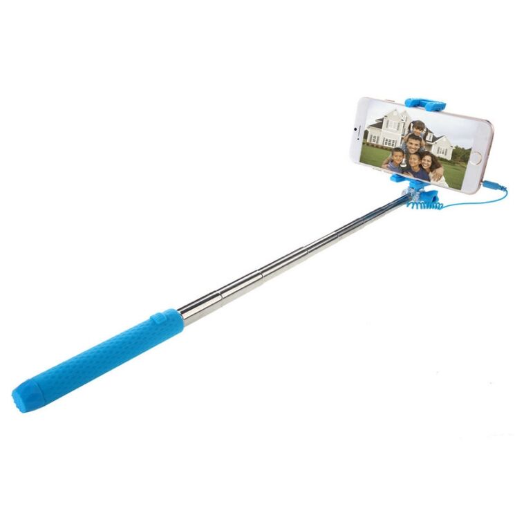 Селфі-монопод для смартфонів HAWEEL Selfie Stick - Blue: фото 3 з 13