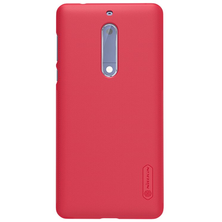 Пластиковый чехол NILLKIN Frosted Shield для Nokia 5 + пленка - Red: фото 3 из 21