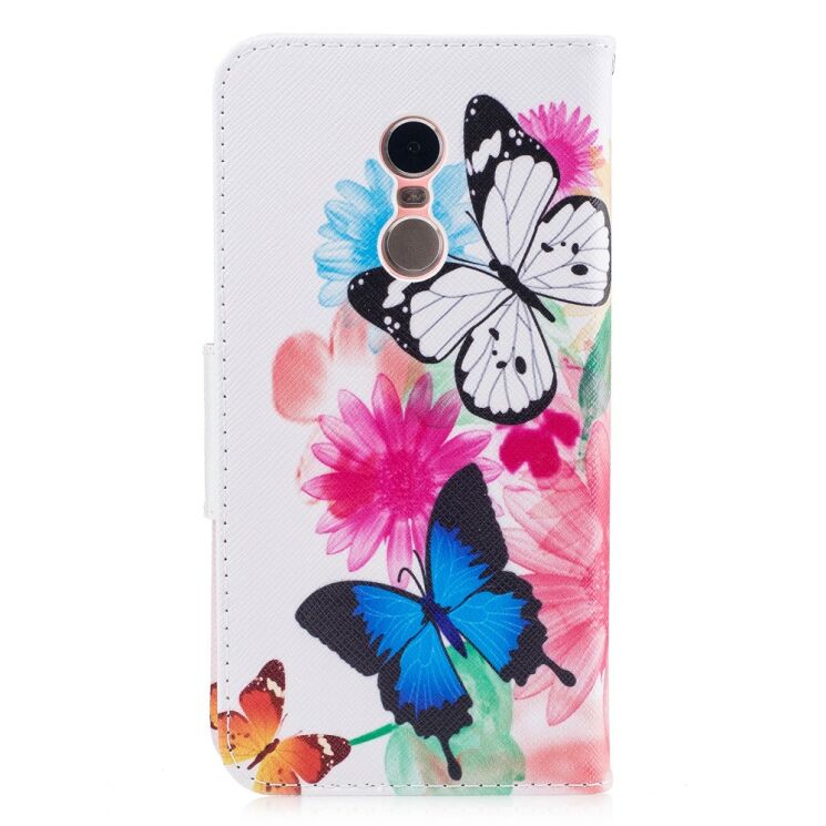 Чехол-книжка Deexe Color Book для Xiaomi Redmi Note 4X - Butterfly in Flowers: фото 3 из 8