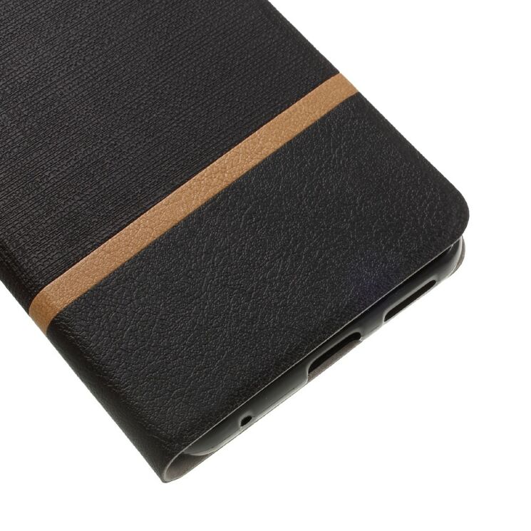 Чохол-книжка Deexe Lines Texture для LG G6 - Black: фото 7 з 9