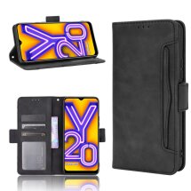Чехол-книжка Deexe Wallet Stand для VIVO Y20 (V2027) / Y12s - Black: фото 1 из 12