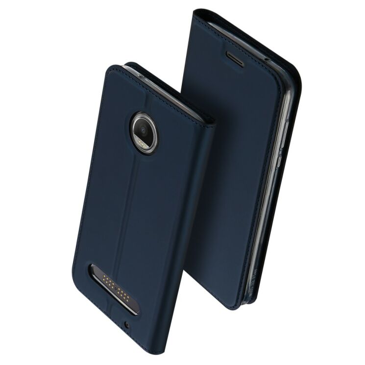 Чехол-книжка DUX DUCIS Skin Pro для Motorola Moto Z2 - Dark Blue: фото 2 из 5