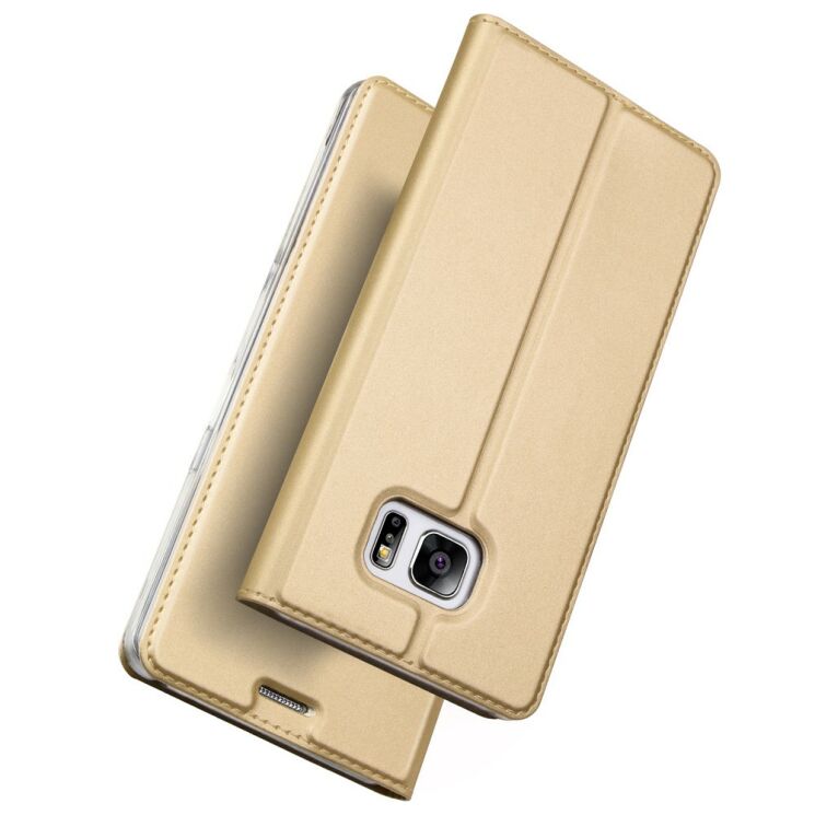 Чехол-книжка DUX DUCIS Skin Pro для Samsung Galaxy S7 edge (G935) - Gold: фото 2 из 12