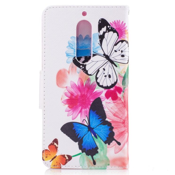Чохол-книжка UniCase Color Wallet для Nokia 5 - Butterfly in Flowers: фото 3 з 8