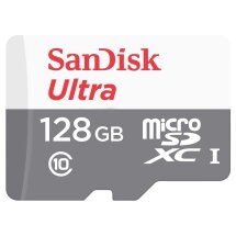 Карта памяти SanDisk microSDXC 128GB Ultra C10 UHS-I R100MB/s: фото 1 из 2