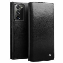 Кожаный чехол QIALINO Classic Case для Samsung Galaxy Note 20 (N980) - Black: фото 1 из 6