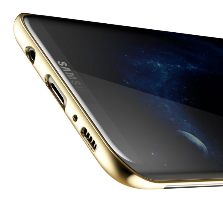 Пластиковый чехол BASEUS Glitter Shell для Samsung Galaxy S8 Plus (G955) - Gold: фото 8 из 21
