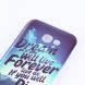 Силіконовий (TPU) чохол Deexe Life Style для Samsung Galaxy A3 2017 (A320) - Dream Will Live Forever (121314J). Фото 2 з 3