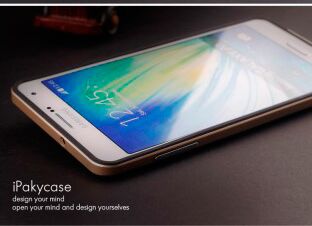 Защитная накладка IPAKY Hybrid для Samsung Galaxy A5 (A500) - Gold: фото 5 из 5